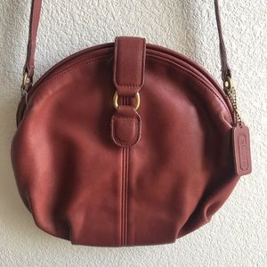 Vintage Coach canteen style crossbody